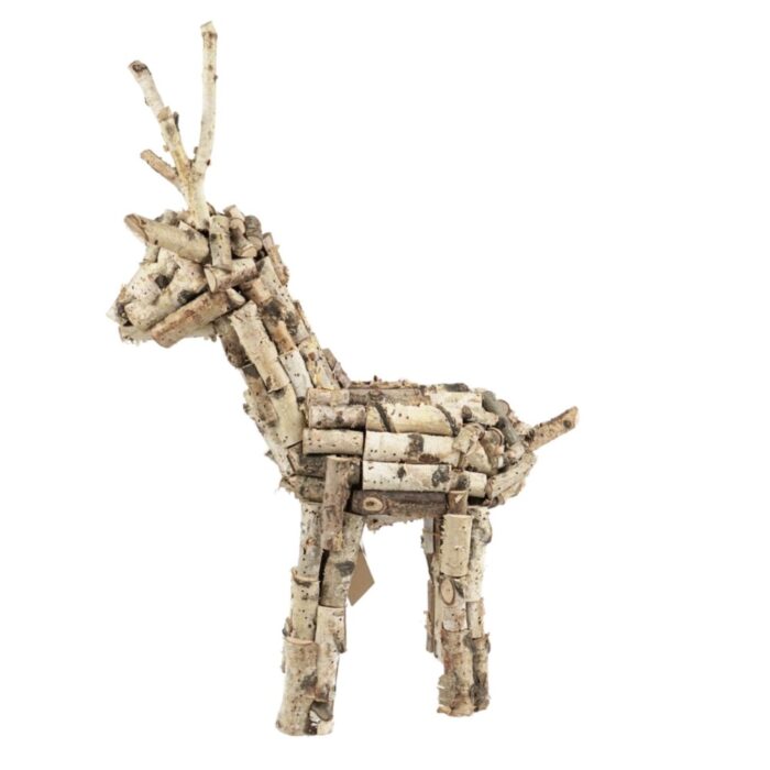 Rendier hbx berkenhout 60 cm