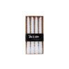 Tafelkaars twist wit 4uur 4stuks 2,2x2,2x19cm