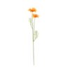 Kunst bloem "Madeliefje" oranje zijde 56 cm