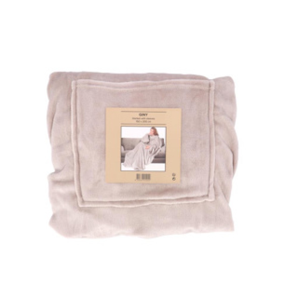 Plaid met mouwen 150x200 Pumice Stone - Afbeelding 2