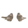 Sculptuur Vogeltje goud 2 assorti 8x4,5x5cm (assortiment – willekeurige uitvoering)