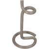 Kandelaar Iron Beige 8x8x30cm