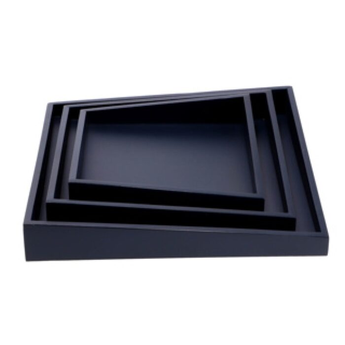 Senza dienbladen blauw 30 cm set van 3 - Afbeelding 2