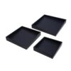 Senza dienbladen blauw 30 cm set van 3