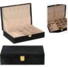 Juwelenbox 280x190x70mm zwart