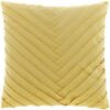 Kussen unique living 45x45 siebe licht geel