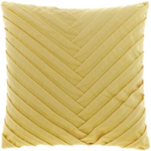Kussen unique living 45x45 siebe licht geel