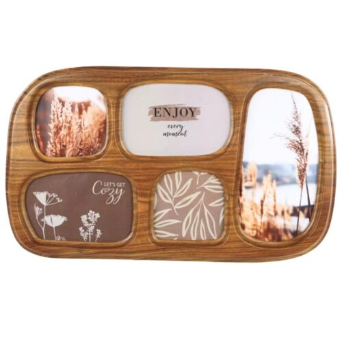 Fotolijst Toos collage hout naturel 42,5 x 25 cm