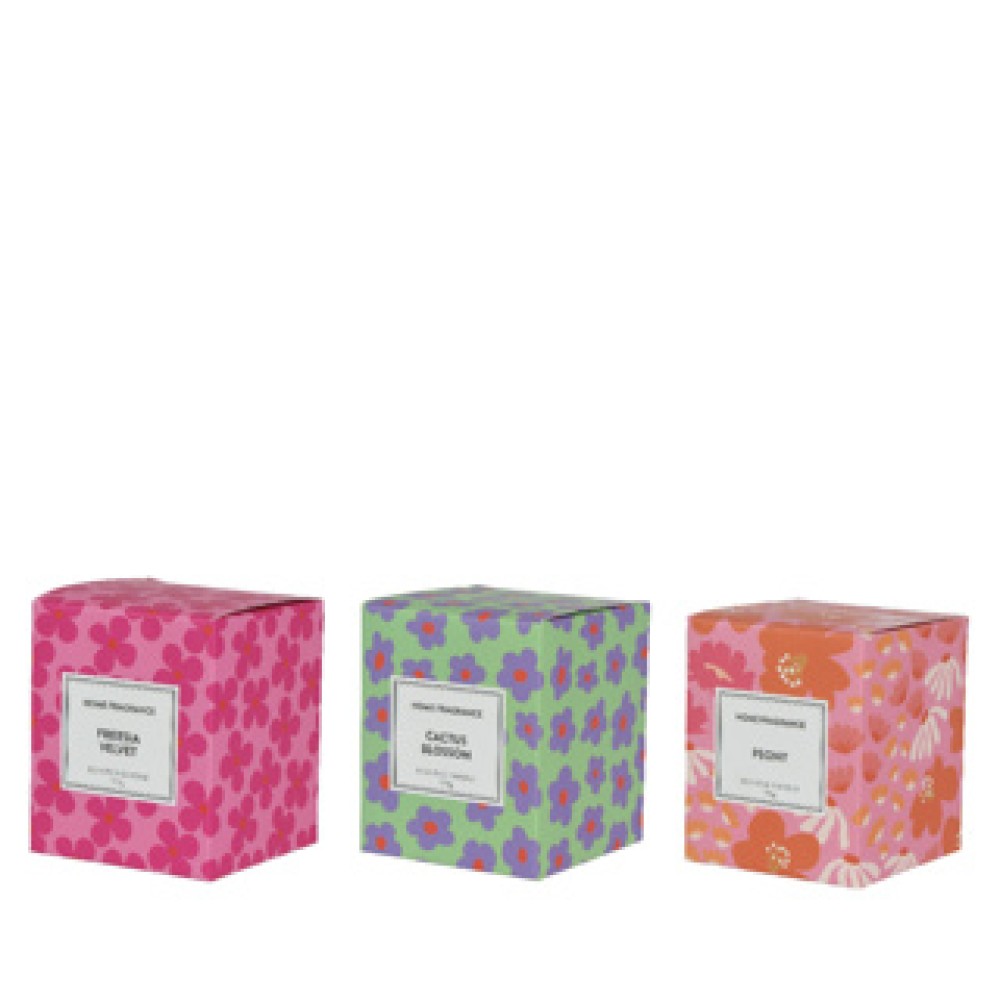 Geurkaars wax in glas 3 assorti - Afbeelding 2