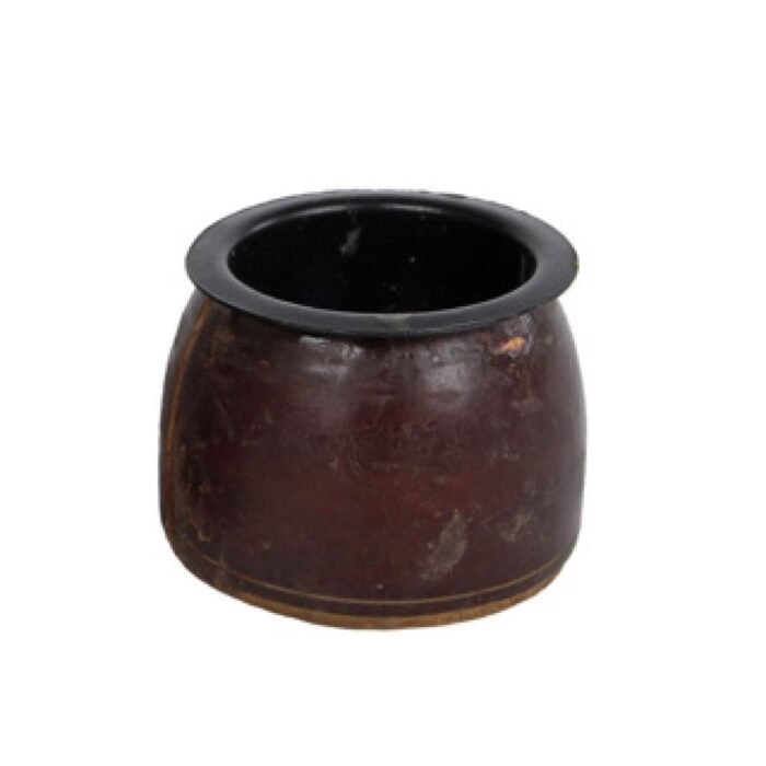 Theelichthouder Ludo gerecycled hout 6x6x10cm - Afbeelding 3