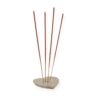 Wierookhouder speksteen hart 10,5 cm