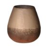 Crackle Carved Vaas champagne h15 d15