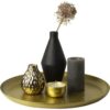 Gusta wand en decoratieschaal goud 38 cm
