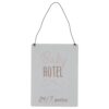 Wandversiering baby hotel 2 assorti 15x20 cm (assortiment – willekeurige uitvoering)