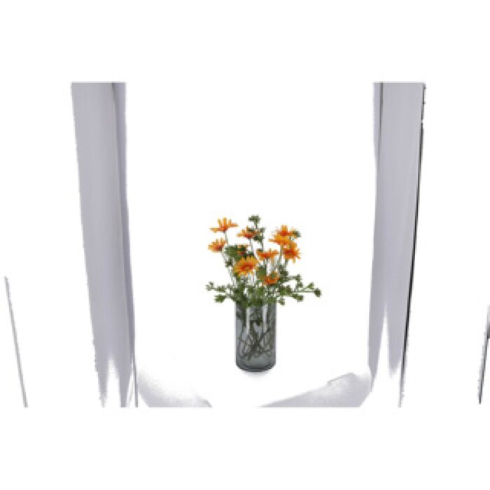 Vaas Levi cylinder dark grey transp. H21 D14 - Afbeelding 4