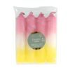 Dinerkaars per 4 dipdye pastelkleuren 5 assorti 11cm (assortiment – willekeurige uitvoering)