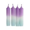 Dinerkaars per 4 dipdye pastelkleuren 5 assorti 11cm (assortiment – willekeurige uitvoering)