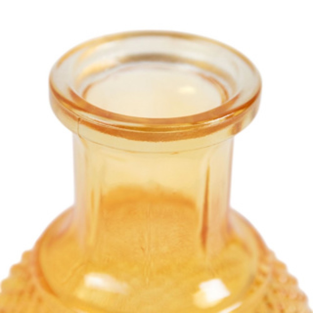 Vaas sunny fles mini geel h11,5 d8,5 cm - Afbeelding 2