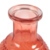 Vaas sunny fles mini rood h11,5 d8,5 cm