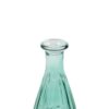 Vaas nelly fles mini blauw groen h14,5 d7 cm