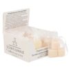 Amberblokje pure 4,5 cm organza zakje met 3 stuks
