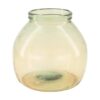 Vaas recycled glass ø21x20 cm beige