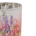 Theelichthouder bloemen boeket small 8 cm
