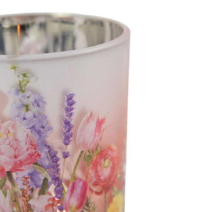 Theelichthouder bloemen boeket small 8 cm - Afbeelding 2