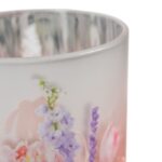 Theelichthouder bloemen boeket medium 12 cm