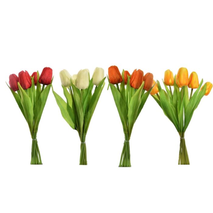 Tulp boeket 7 tulpen 35 cm assorti