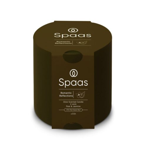 Spaas Glow Geurkaars 2-wiek 55u - Romantic Reflections