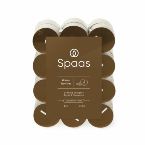 Spaas Geurtheelichten blokverpakking x24 4,5u - Warm Wonder