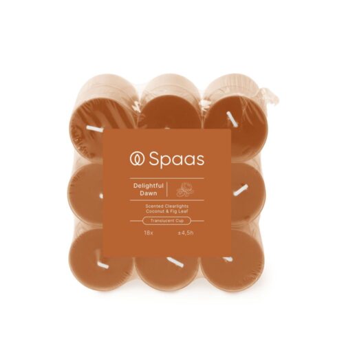 Spaas Geurende clearlights blokverpakking x18 4,5u - Delightful Dawn