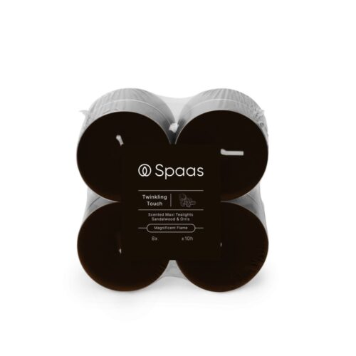 Spaas Maxi geurtheelichten blokverpakking x8 10u - Twinkling Touch