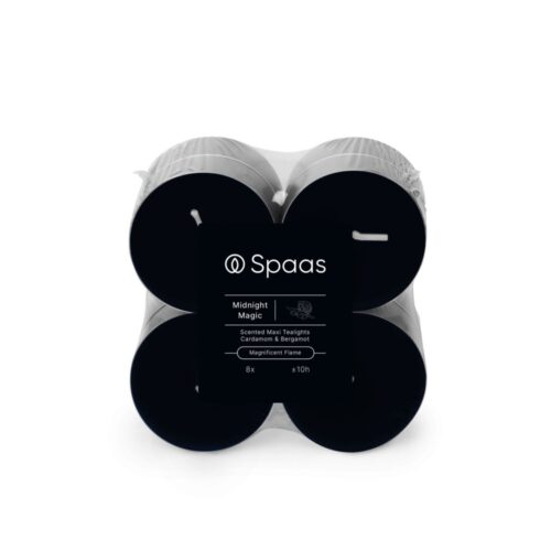 Spaas Maxi geurtheelichten blokverpakking x8 10u - Midnight Magic