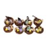 Vogelnestjes 2 in box 4 assorti kleur pasen (assortiment – willekeurige uitvoering)
