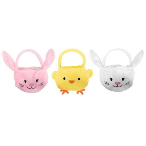Mand pasen teddy 15x22cm 3 asst (assortiment – willekeurige uitvoering)
