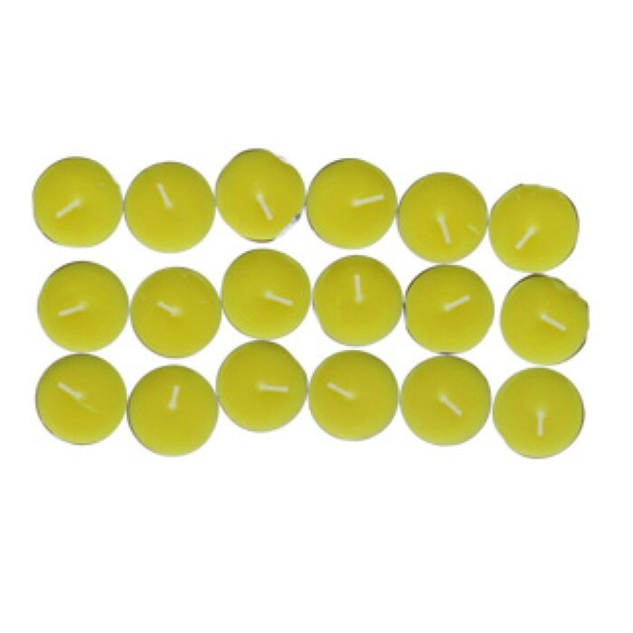 Theelichten citronella 4 uur 18 stuks - Afbeelding 5