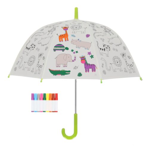Inkleurparaplu "jungle