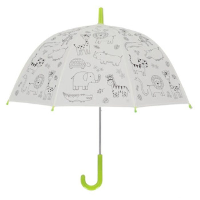 Inkleurparaplu "jungle - Afbeelding 3