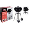 Kogelgrill houtskoolbarbecue op wielen Ø46 cm
