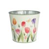Bloempot zink buiten dia 15 cm h 13,5 cm