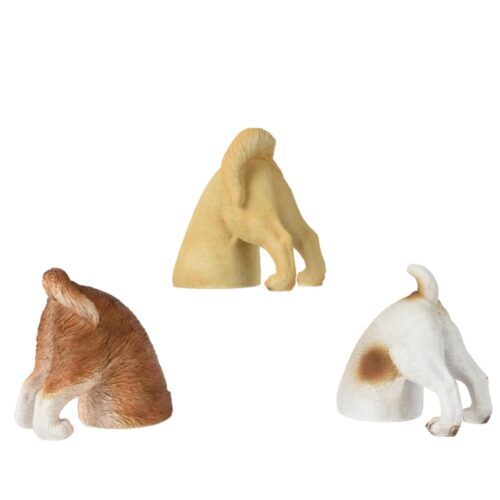 Hond polyresin 3 assorti (assortiment – willekeurige uitvoering)