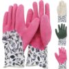 Tuinhandschoenen print 3 assorti kleur (assortiment – willekeurige uitvoering)