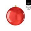 Bal onbreekbaar rood glanzend - d25cm
