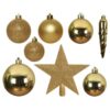 Kerstballen polystyreen shiny, matt, glitter mix dia8cm