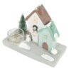 Kerst theelichthouder huis 3 assorti (assortiment – willekeurige uitvoering)
