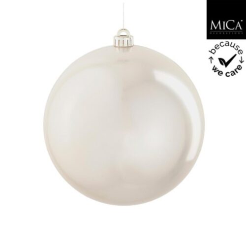 Bal onbreekbaar creme parelmoer - d15cm