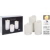 Led Kaars Set Van 3Sts Wit