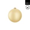 Bal onbreekbaar goud mat - d15cm